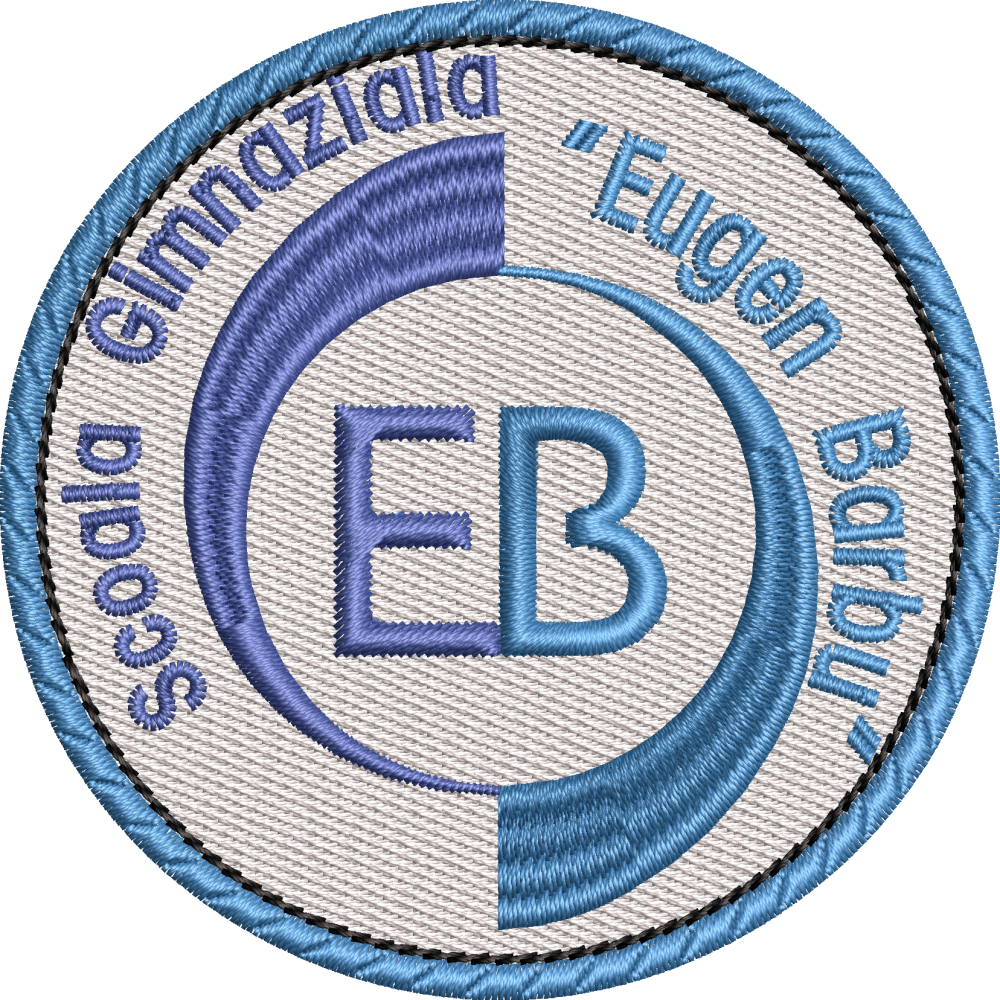 EMBLEMA SCOALA GIMNAZIALA EUGEN BARBU - BUCURESTI